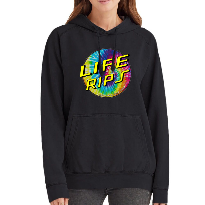 Life Rips Chris D_elia Congratulations Podcast Tie Dye Color Way Vintage Hoodie | Artistshot