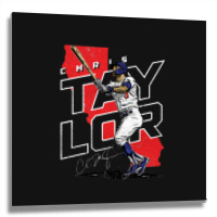 Chris Taylor Player Map Metal Print Square | Artistshot