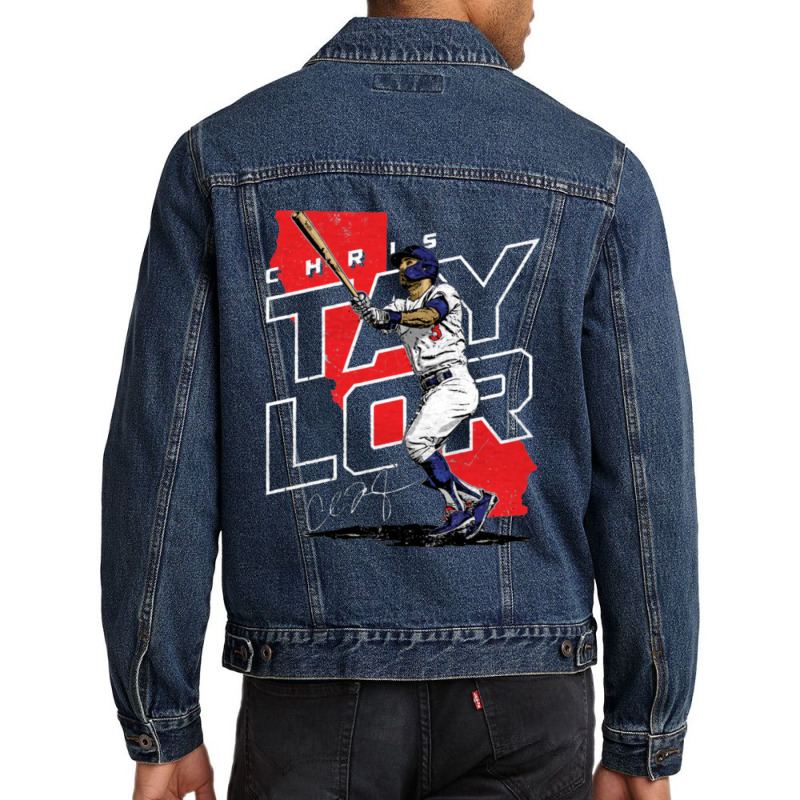 Chris Taylor Player Map Men Denim Jacket | Artistshot