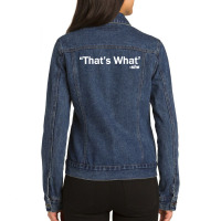 Special Quotes Girl Ladies Denim Jacket | Artistshot