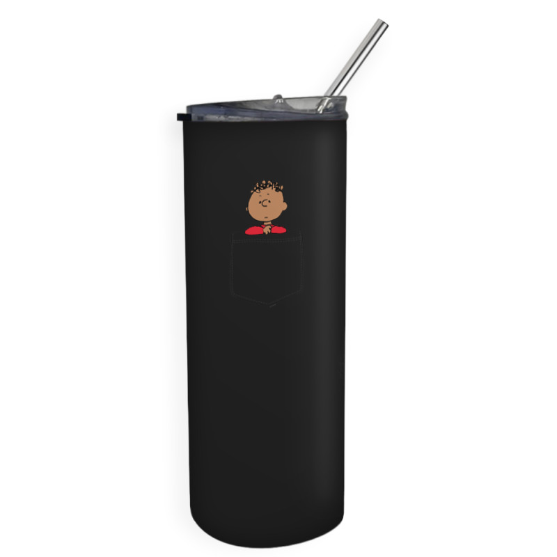 Peanuts Franklin Faux Pocket Skinny Tumbler | Artistshot