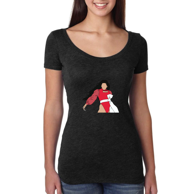 Rosalía Latin Grammys 2019 Outline Women's Triblend Scoop T-shirt by SteveMartindale | Artistshot