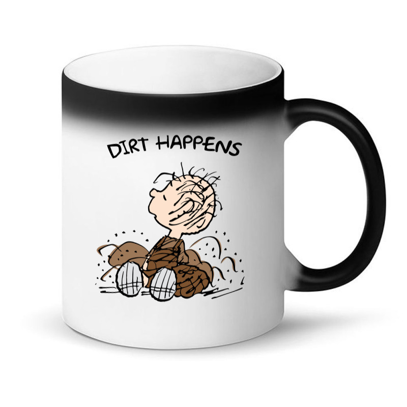 Peanuts Pig Pen Dirt Happens   Pig Pen Peanuts Magic Mug | Artistshot