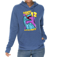 Rawr! I'm 12 Birthday Boys 12th Birthday Dino Noasaurus T Shirt Lightweight Hoodie | Artistshot