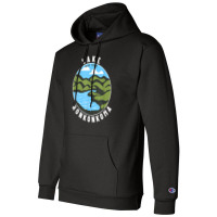 Lake Ronkonkoma New York Ny Badge Souvenir Vacation T Shirt Champion Hoodie | Artistshot