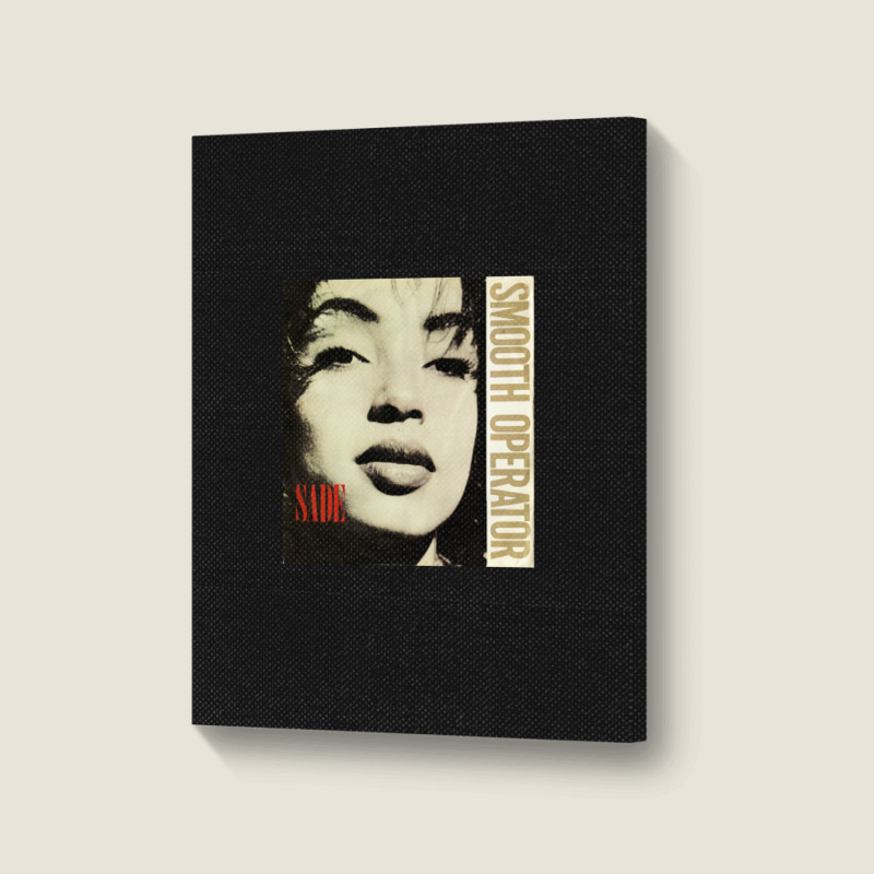 Sade Smooth Operator Printed Portrait Canvas Print | Artistshot