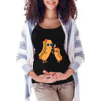 Cool Franks Sausages Weiner Fast Food Sunglasses Hot Dog Maternity Scoop Neck T-shirt | Artistshot