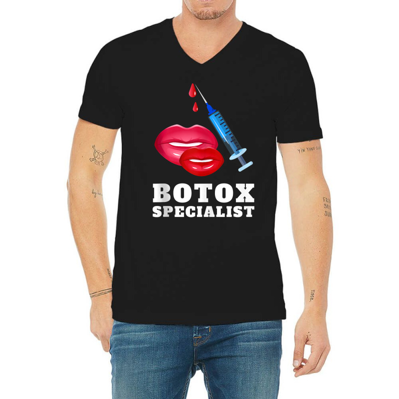 Botox Plastic Surgery And Aesthetic Nurse Injector Surgeon Tank Top V-neck Tee | Artistshot