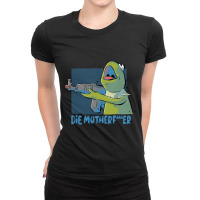 Frog Gun Ladies Fitted T-shirt | Artistshot