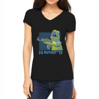 Frog Gun Women's V-neck T-shirt | Artistshot