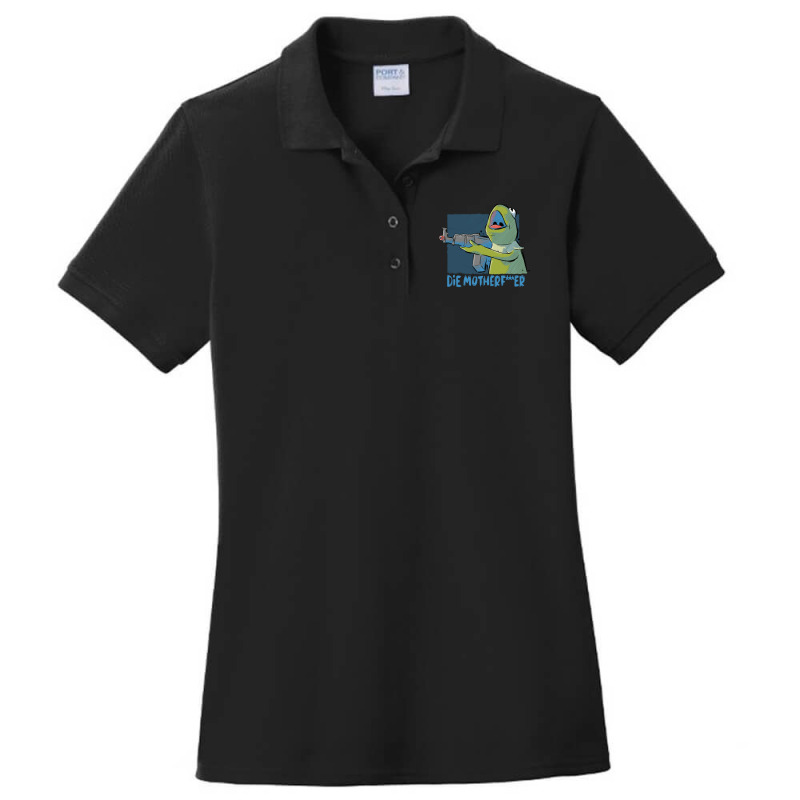 Frog Gun Ladies Polo Shirt by Kenruhaea79 | Artistshot