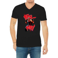 Fatal Fury V-neck Tee | Artistshot