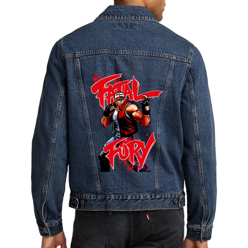 Fatal Fury Men Denim Jacket by cm-arts | Artistshot