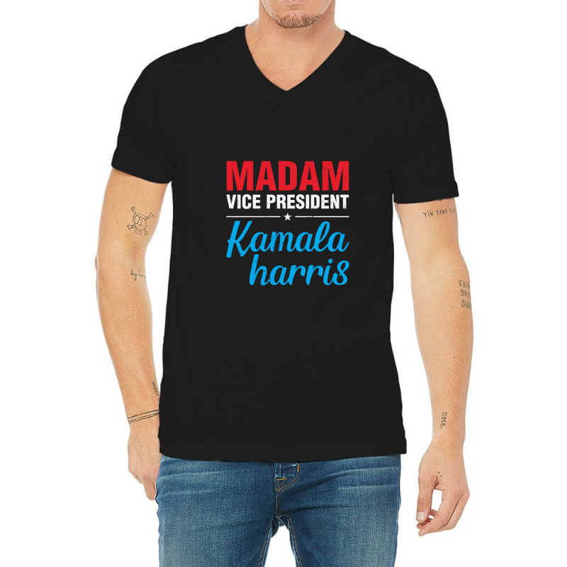 Kamala Madam Vice President Biden Vp 2020 Kamala V-neck Tee | Artistshot