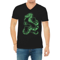 House Of Snake V-neck Tee | Artistshot