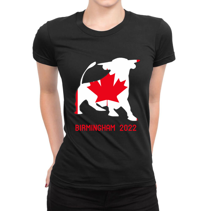 Canada Commonwealth Bull Ladies Fitted T-Shirt by LizbethPetersen | Artistshot