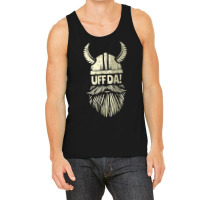 Uff Da Norwegian Quote Scandinavian Viking Helmet Beard Man T Shirt Tank Top | Artistshot