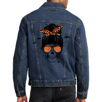 Spooky Halloween Momster Novelty Scary Fall Holiday Item T Shirt Men Denim Jacket | Artistshot