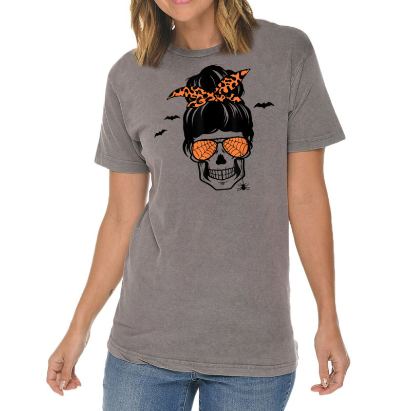 Spooky Halloween Momster Novelty Scary Fall Holiday Item T Shirt Vintage T-Shirt by cm-arts | Artistshot