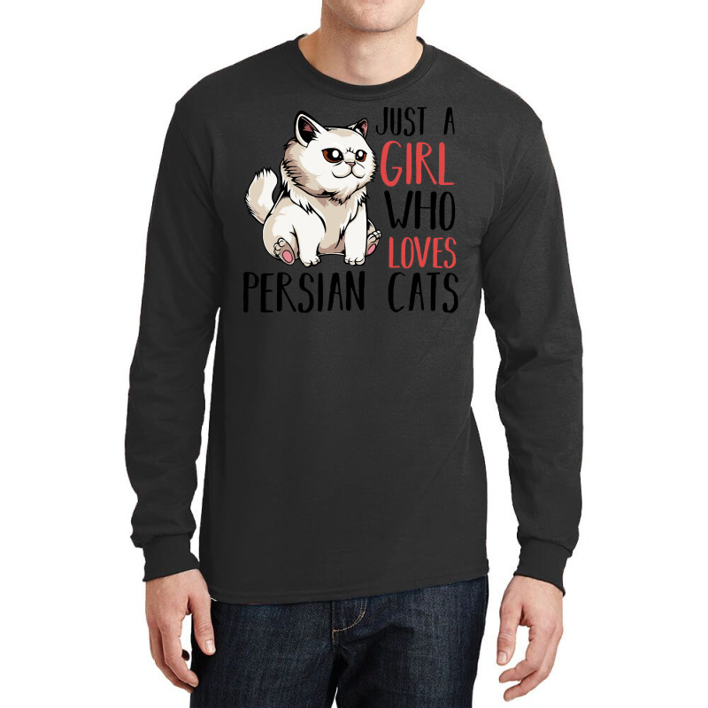 Cat T  Shirt Persian Cat T  Shirt (4) Long Sleeve Shirts | Artistshot