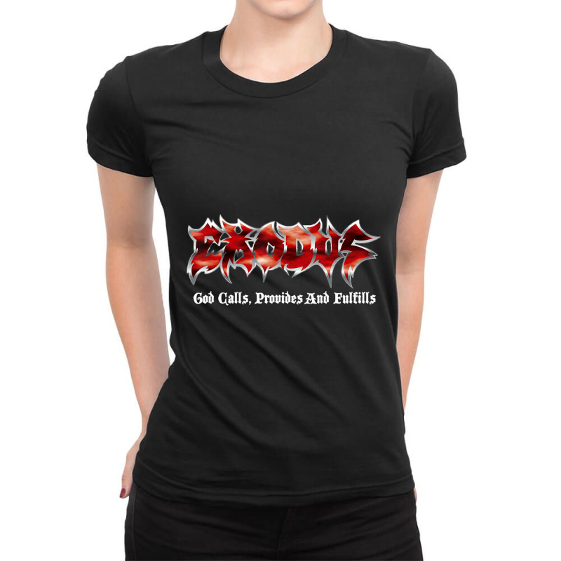 Book Of Exodus Celebration Ladies Fitted T-Shirt by cm-arts | Artistshot