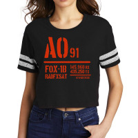 Ao91 Amateur Radio Satellite Premium T Shirt Scorecard Crop Tee | Artistshot