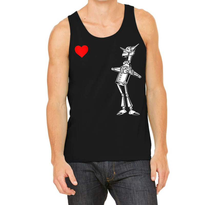 Womens Classic Retro Wonderful Wizard Of Oz Gifts Tin Man Heart V Neck Tank Top | Artistshot