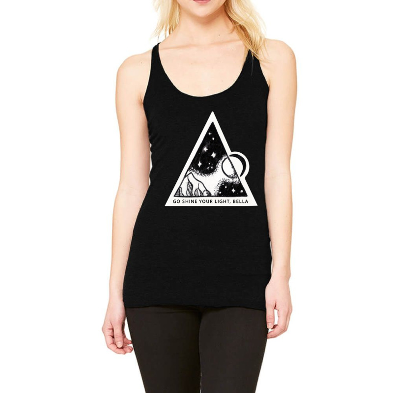 Carina Deluca _go Shine Your Light, Bella_ Racerback Tank by cm-arts | Artistshot