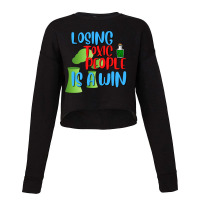 Losing Toxic People Is A Win  (6) Cropped Sweater | Artistshot