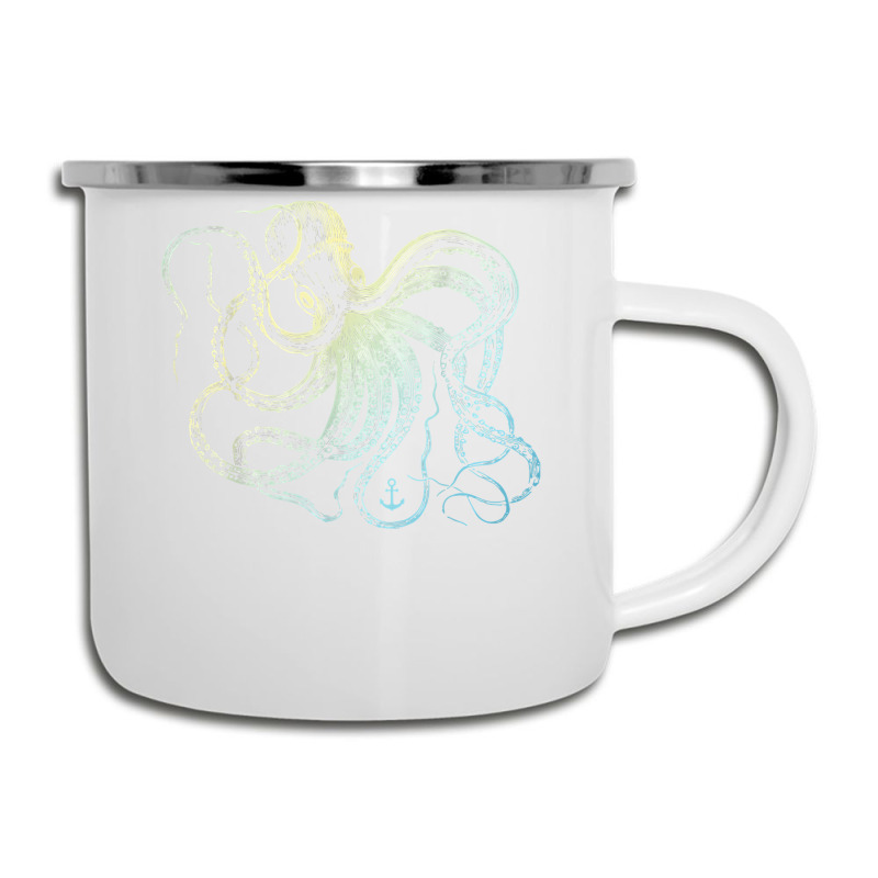 Octopus Cool Vintage Marine Biologist Ocean Sea Life 3 Camper Cup | Artistshot