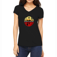 Parallel Running Up That Hill Scene Women's V-neck T-shirt | Artistshot