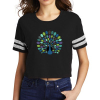 Peacock Time Scorecard Crop Tee | Artistshot