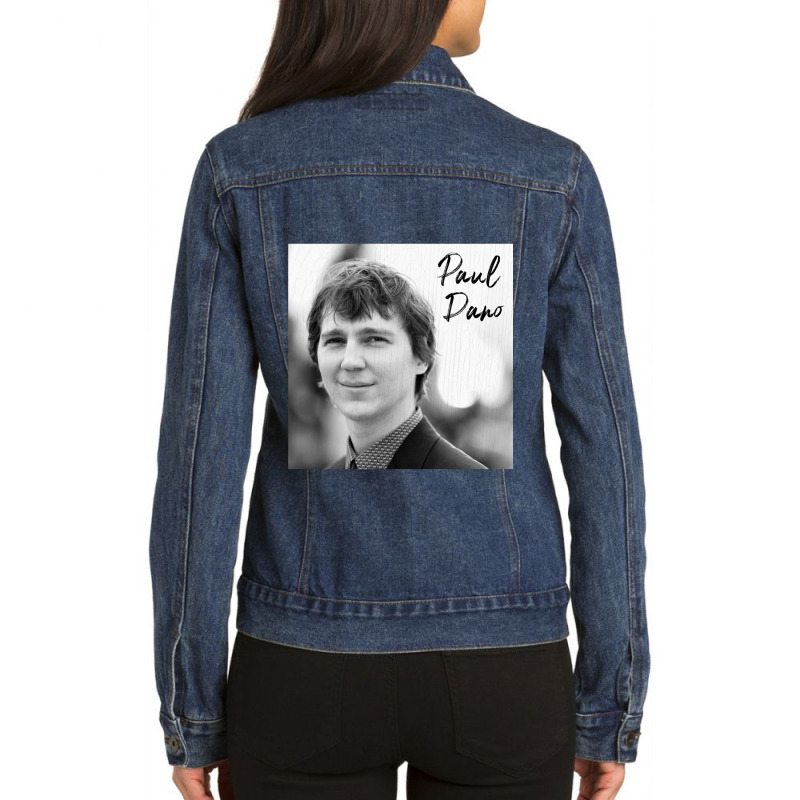 Paul Dano  (3) Ladies Denim Jacket by cm-arts | Artistshot