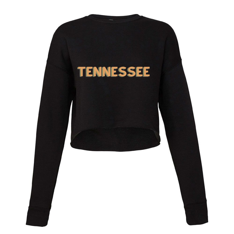 Neon Orange Tennessee Cropped Sweater by KIMARMSTEAD | Artistshot