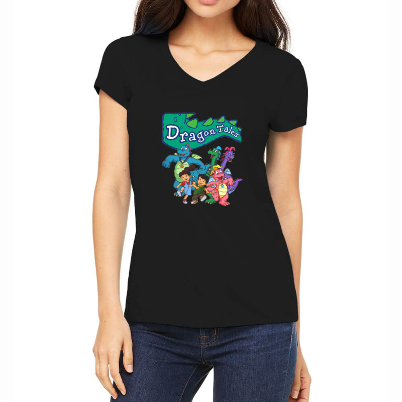 Dragon Tales Graphic 1 Women's V-neck T-shirt | Artistshot