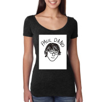 Paul Dano Fan Badly Drawn Paul Dano Women's Triblend Scoop T-shirt | Artistshot