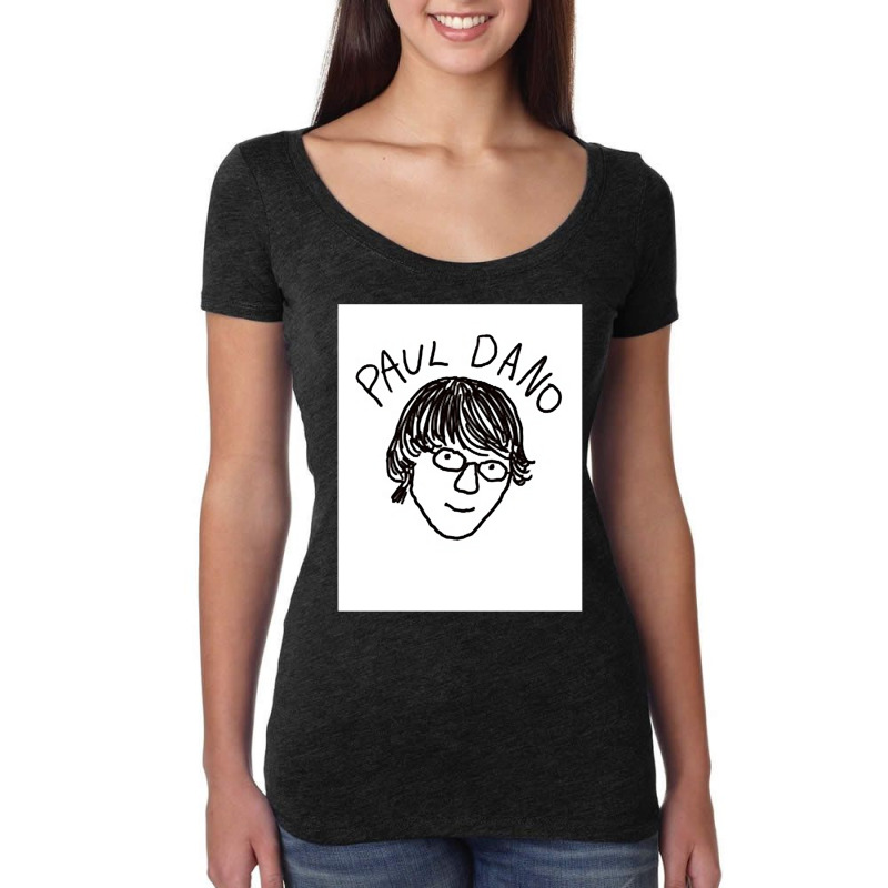 Paul Dano Fan Badly Drawn Paul Dano Women's Triblend Scoop T-shirt by cm-arts | Artistshot