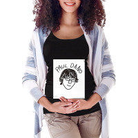 Paul Dano Fan Badly Drawn Paul Dano Maternity Scoop Neck T-shirt | Artistshot