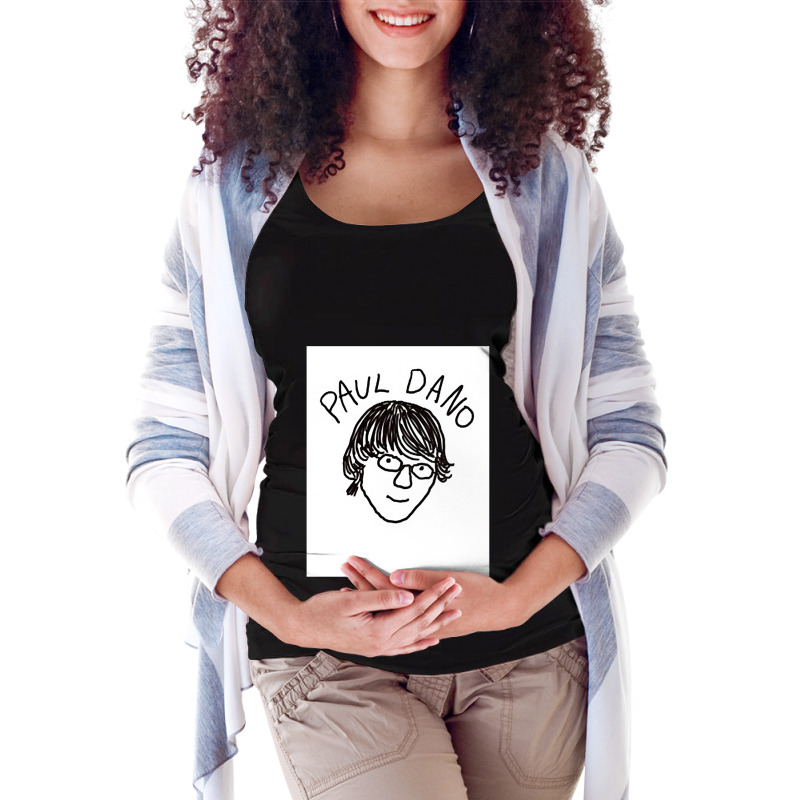 Paul Dano Fan Badly Drawn Paul Dano Maternity Scoop Neck T-shirt by cm-arts | Artistshot