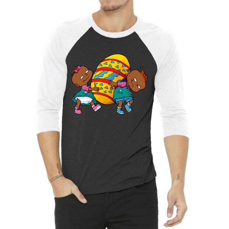 Lil Deville And Phil Deville African American Rugrats 3/4 Sleeve Shirt by Yeni | Artistshot