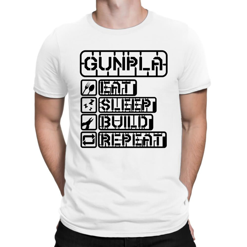 Gunpla Daily Doze Black Design T-shirt | Artistshot