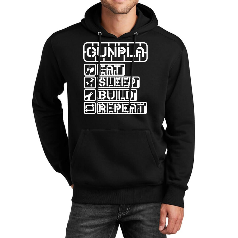 Gunpla Daily Doze White Design Unisex Hoodie | Artistshot