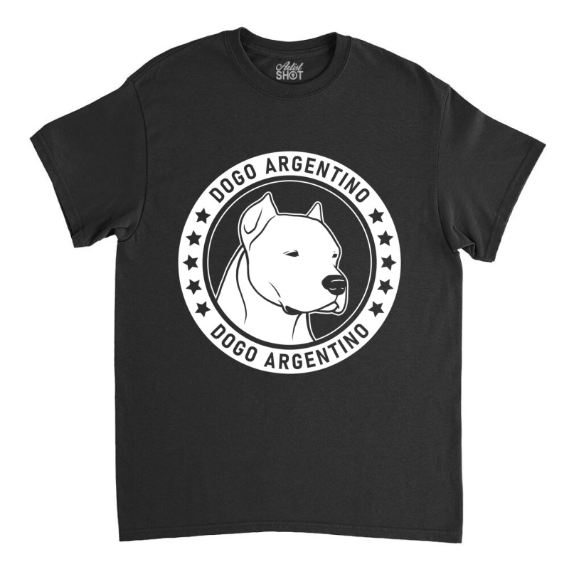 Dogo Argentino Dog Portrait Classic T-shirt | Artistshot