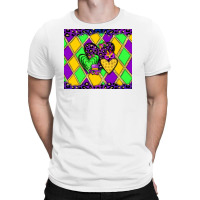 Mardi Gras Hearts T-shirt | Artistshot