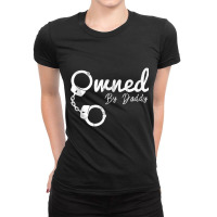 Owned By Daddy Bdsm Ddlg Submissive Dominate Tank Top Ladies Fitted T-shirt | Artistshot