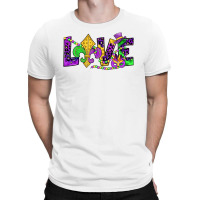 Mardi Gras Love T-shirt | Artistshot