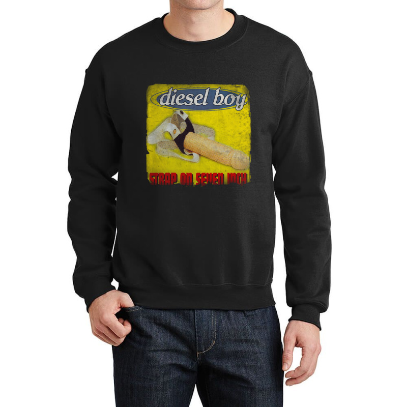 Strap On Seven Inch For Diesel Boy Crewneck Sweatshirt | Artistshot