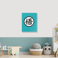 Goku Symbol Portrait Canvas Print | Artistshot