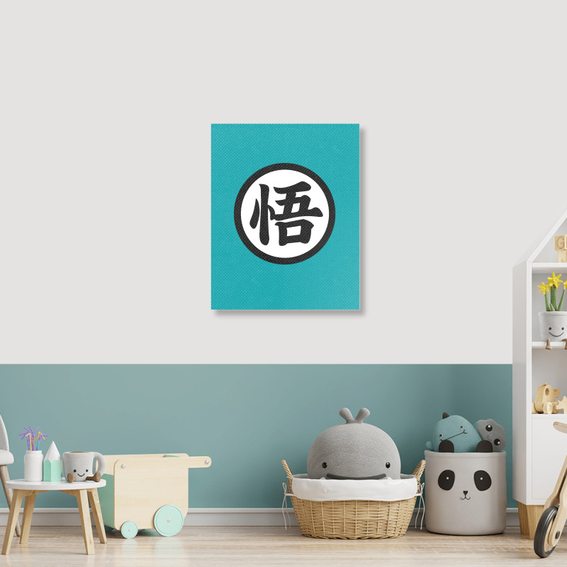 Goku Symbol Portrait Canvas Print by Vanshop99 | Artistshot