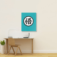 Goku Symbol Portrait Canvas Print | Artistshot